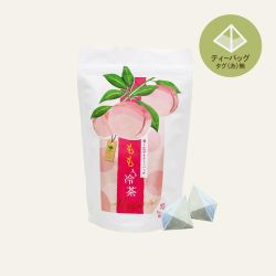 Green tea with diced Peach Tea bags